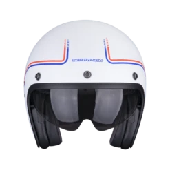 Scorpion Belfast Evo Soul Mat Wit-Blauw-Rood Jethelm -Scorpion scorpion belfast evo soul matt white blue red 2 2