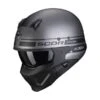 Scorpion Covert-X Tussle Matt Silver-Black -Scorpion scorpion covert x tussle silver black streetfighter helmet helm casque kask casco 1 1