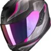 Scorpion EXO-1400 AIR ATTUNE Matt Black-Pink -Scorpion scorpion exo 1400 air attune matt black pink full face helmet helm casque kask casco 1 1