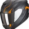 Scorpion EXO-1400 AIR FORTUNA Matt Black-Orange -Scorpion scorpion exo 1400 air fortuna matt black orange full face helmet integralhelm casque integral kask casco integral 1 4