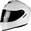 Scorpion EXO-1400 AIR SOLID Pearl White -Scorpion scorpion exo 1400 air solid pearl white full face helmet helm casque kask casco 1 1