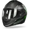 Scorpion EXO-1400 Carbon Air Drik Mat Zwart-Groen Integraalhelm -Scorpion scorpion exo 1400 carbon air drik matt black green frontpage