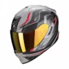 Scorpion EXO-1400 EVO AIR ATTUNE Grey-Black-Red -Scorpion scorpion exo 1400 evo air attune grey black red full face helmet integralhelm casque integral kask casco integral 1 3