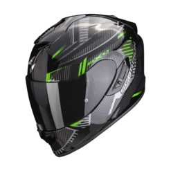 Scorpion Exo-1400 Evo Air Shell Zwart-Groen Integraalhelm