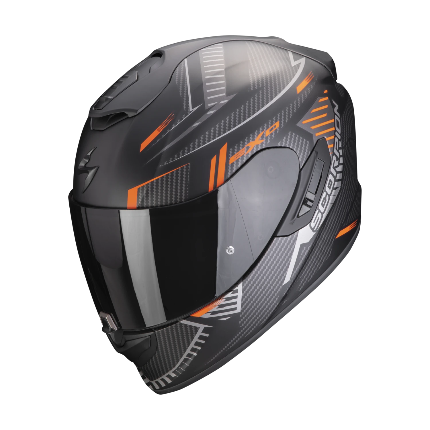 Scorpion Exo-1400 Evo Air Shell Matt Zwart-Oranje Integraalhelm 3 Scorpion Exo-1400 Evo Air Shell Matt Zwart-Oranje Integraalhelm