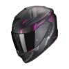 Scorpion Exo-1400 Evo Air Shell Matt Zwart-Roze Integraalhelm -Scorpion scorpion exo 1400 evo air shell matt black pink