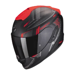 Scorpion EXO-1400 EVO AIR SHELL Matt Black-Red