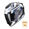 Scorpion Exo-1400 Evo Air Shell Wit-Blauw Integraalhelm 1 Scorpion Exo-1400 Evo Air Shell Wit-Blauw Integraalhelm -Scorpion scorpion exo 1400 evo air shell white blue