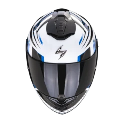 Scorpion Exo-1400 Evo Air Shell Wit-Blauw Integraalhelm -Scorpion scorpion exo 1400 evo air shell white blue 1