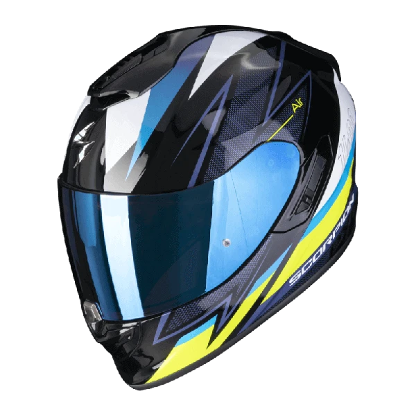 Scorpion EXO-1400 EVO AIR THELIOS Black-Blue-Yellow 3 Scorpion EXO-1400 EVO AIR THELIOS Black-Blue-Yellow
