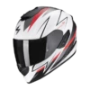 Scorpion EXO-1400 EVO AIR THELIOS White-Red 1 Scorpion EXO-1400 EVO AIR THELIOS White-Red -Scorpion scorpion exo 1400 evo air thelios white red full face helmet integralhelm casque integral kask casco integral 1 4