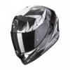 Scorpion EXO-1400 EVO CARBON AIR ARANEA B/W -Scorpion scorpion exo 1400 evo carbon air aranea black white full face helmet integralhelm casque integral kask casco integral 1 3