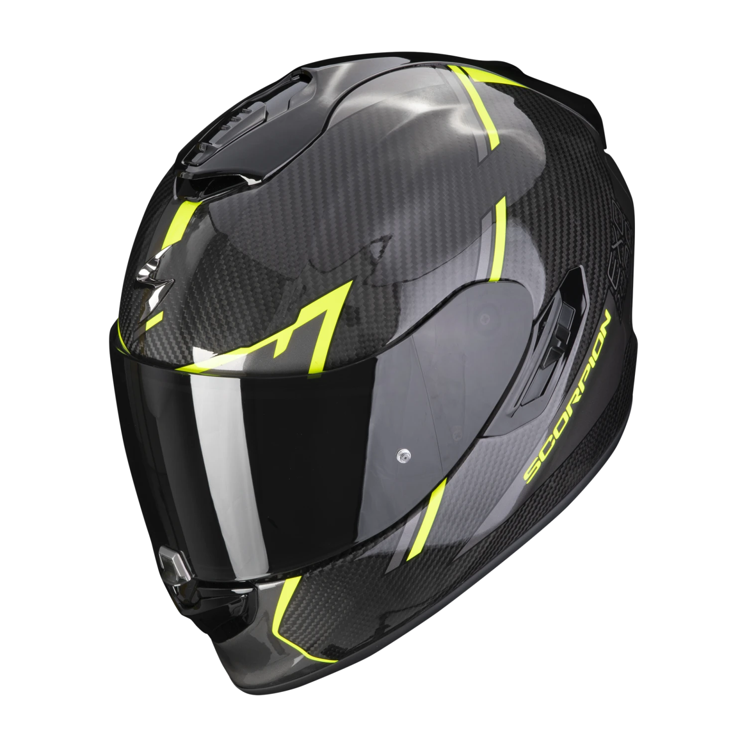Scorpion Exo-1400 Evo Carbon Air Kendal Zwart-Neon Geel Integraalhelm 3 Scorpion Exo-1400 Evo Carbon Air Kendal Zwart-Neon Geel Integraalhelm