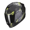 Scorpion EXO-1400 EVO CARBON AIR KENDAL B/Yellow -Scorpion scorpion exo 1400 evo carbon air kendal black yellow full face helmet integralhelm casque integral kask casco integral 1 5