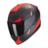 Scorpion Exo-1400 Evo Carbon Air Kendal Matt Zwart-Rood Integraalhelm -Scorpion scorpion exo 1400 evo carbon air kendal matt black red