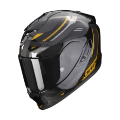 Scorpion Exo-1400 Evo Carbon Air Kydra Zwart-Goud Integraalhelm -Scorpion scorpion exo 1400 evo carbon air kydra nero oro