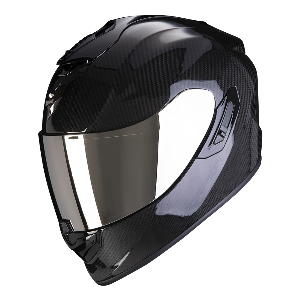 Scorpion Exo-1400 Evo Carbon Air Solid Zwart Integraalhelm 3 Scorpion Exo-1400 Evo Carbon Air Solid Zwart Integraalhelm