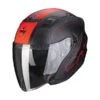 Scorpion EXO-230 Condor Matt Black-Red -Scorpion scorpion exo 230 condor black red open face helmet helm casque jet kask casco abierto 1 2