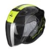 Scorpion EXO-230 Condor Black-Neon Yellow -Scorpion scorpion exo 230 condor black yellow open face helmet helm casque jet kask casco abierto 1 2
