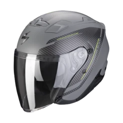 Scorpion EXO-230 Fenix Mat Cement Grijs-Zwart Jethelm -Scorpion scorpion exo 230 fenix matt cement grey black