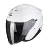 Scorpion EXO-230 Solid White 2 Scorpion EXO-230 Solid White -Scorpion scorpion exo 230 solid white open face helmet helm casque jet kask casco abierto 1 2