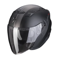 Scorpion EXO-230 Sr Mat Zwart-Silver-Rood Jethelm