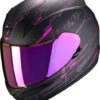 Scorpion EXO-390 BEAT Matt Black-Pink -Scorpion scorpion exo 390 beat matt black pink full face helmet helm casque kask casco 1 1