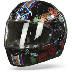 Scorpion EXO-390 Chica II Zwart Blauw Rood Integraalhelm -Scorpion scorpion exo 390 chica ii black blue red frontpage