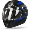 Scorpion EXO-390 Sting Zwart Blauw Integraalhelm -Scorpion scorpion exo 390 sting black blue frontpage