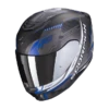 Scorpion EXO-391 HAUT Matt Black-Silver-Blue -Scorpion scorpion exo 391 haut black silver blue full face helmet integralhelm casque integral kask casco integral 1 3