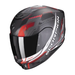 Scorpion EXO-391 HAUT Matt Black-Silver-Red