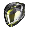 Scorpion EXO-391 HAUT Black-Silver-Neon Yellow -Scorpion scorpion exo 391 haut black silver yellow full face helmet integralhelm casque integral kask casco integral 1 3