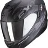 Scorpion EXO-520 AIR COVER Matt Black-Silver -Scorpion scorpion exo 520 air cover matt black silver full face helmet helm casque kask casco 1 1
