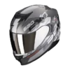 Scorpion EXO-520 EVO AIR COVER Matt Silver-Red -Scorpion scorpion exo 520 evo air cover silver red full face helmet integralhelm casque integral kask casco integral 1 4