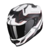 Scorpion EXO-520 EVO AIR ELAN Matt White-Silver-Red -Scorpion scorpion exo 520 evo air elan white silver red full face helmet integralhelm casque integral kask casco integral 1 3