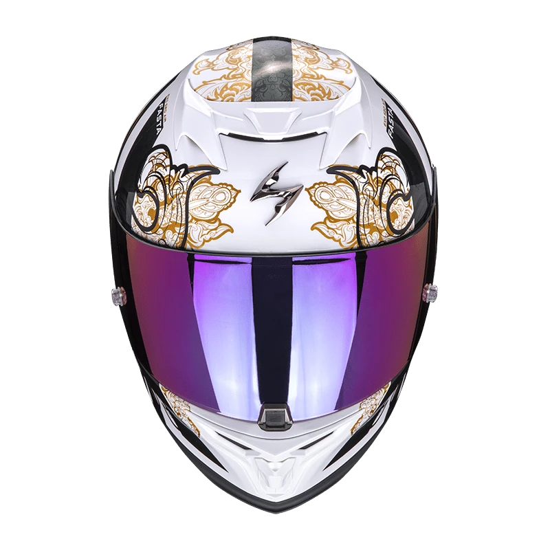 Scorpion Exo-520 Evo Air Fasta Wit Chameleon Integraalhelm 4 Scorpion Exo-520 Evo Air Fasta Wit Chameleon Integraalhelm - Afbeelding 2