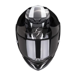 Scorpion Exo-520 Evo Air Laten Zwart-Wit Integraalhelm -Scorpion scorpion exo 520 evo air laten black white 2