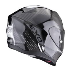 Scorpion Exo-520 Evo Air Laten Zwart-Wit Integraalhelm -Scorpion scorpion exo 520 evo air laten black white 3