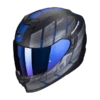 Scorpion EXO-520 EVO AIR MAHA Matt Black-Blue -Scorpion scorpion exo 520 evo air maha black blue full face helmet integralhelm casque integral kask casco integral 1 4
