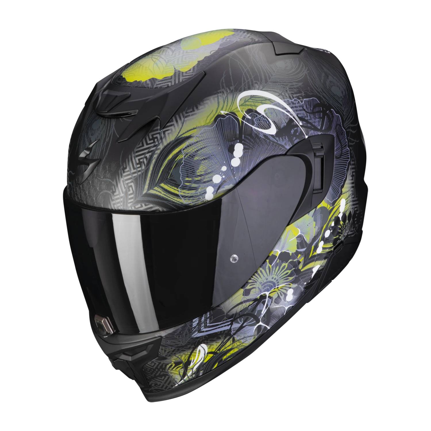 Scorpion Exo-520 Evo Air Melrose Mat Zwart-Geel Integraalhelm 3 Scorpion Exo-520 Evo Air Melrose Mat Zwart-Geel Integraalhelm