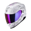 Scorpion EXO-520 EVO AIR MELROSE Pearl White-Pink -Scorpion scorpion exo 520 evo air melrose pearl white pink full face helmet integralhelm casque integral kask casco integral 1 3