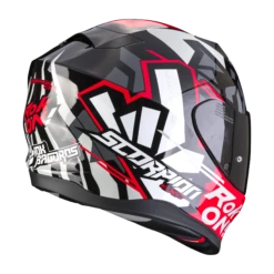 Scorpion Exo-520 Evo Air Rok Bagoros Zwart-Rood Integraalhelm
