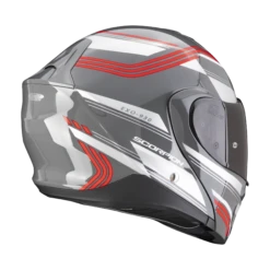 Scorpion Exo-930 Multi Cement Grijs-Rood Systeemhelm -Scorpion scorpion exo 930 multi cement grey red 2