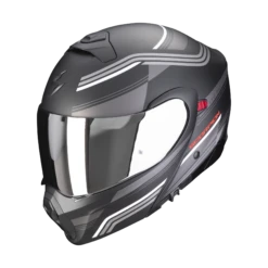 Scorpion Exo-930 Multi Matt Zwart-Zilver Systeemhelm