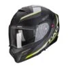 Scorpion EXO-930 Navig Matt Black-Neon Yellow -Scorpion scorpion exo 930 navig black yellow crossover full face integralhelm casque integral kask casco integral 1 2