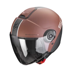 Scorpion Exo-City II Carbo Donker Bruin-Zwart Jethelm -Scorpion scorpion exo city ii carbo dark brown black