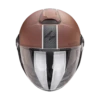 Scorpion Exo-City II Carbo Donker Bruin-Zwart Jethelm 1 Scorpion Exo-City II Carbo Donker Bruin-Zwart Jethelm -Scorpion scorpion exo city ii carbo dark brown black 1