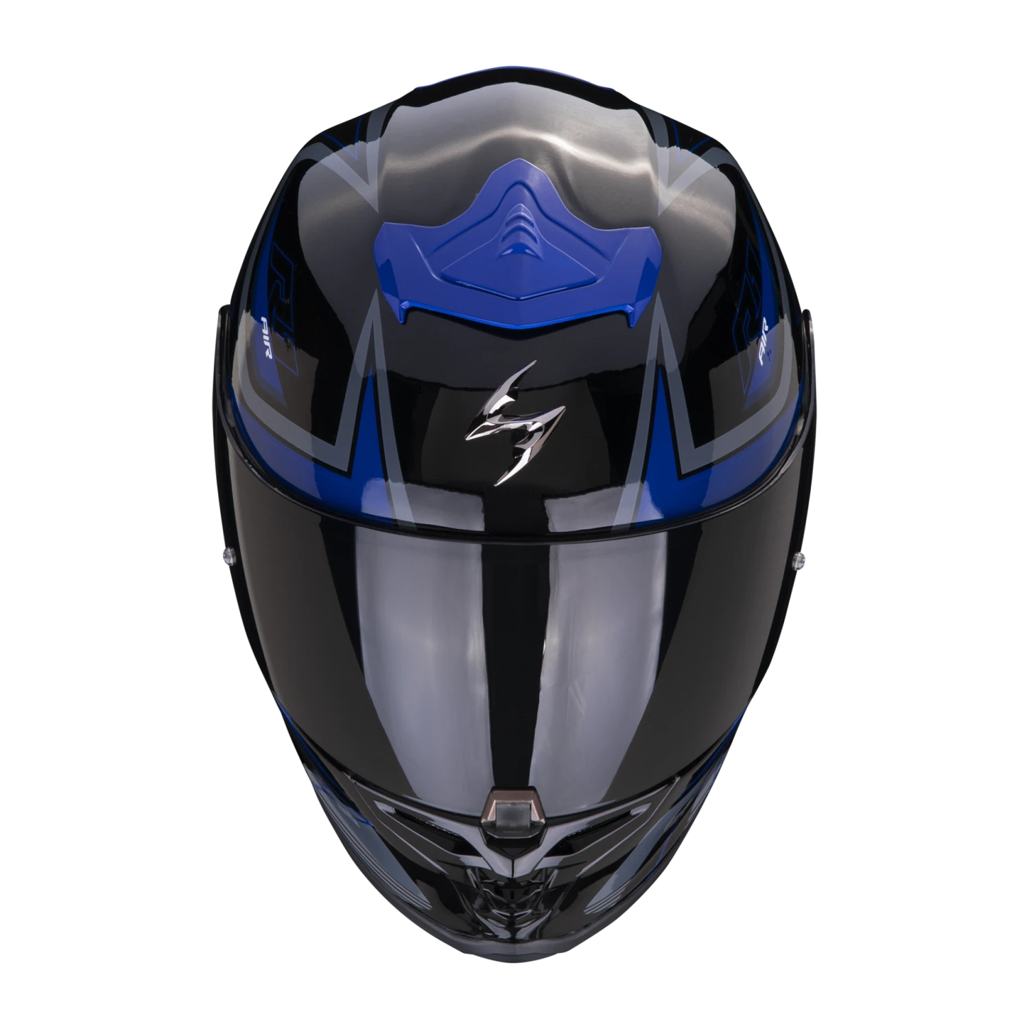 Scorpion Exo-R1 Evo Air Gaz Metaal Zwart-Blauw Integraalhelm 4 Scorpion Exo-R1 Evo Air Gaz Metaal Zwart-Blauw Integraalhelm - Afbeelding 2