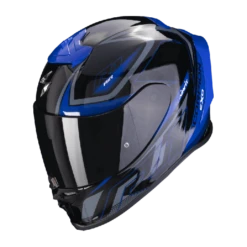 Scorpion EXO-R1 EVO AIR GAZ Metal Black-Blue