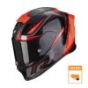 Scorpion Exo-R1 Evo Air Gaz Metaal Zwart-Rood Integraalhelm -Scorpion scorpion exo r1 evo air gaz metal black red 1